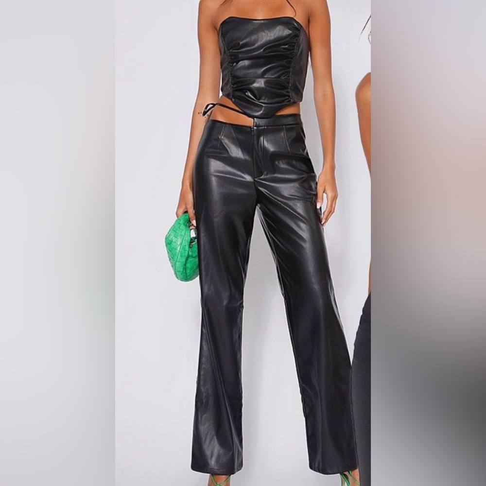 Tiger mist black leather set